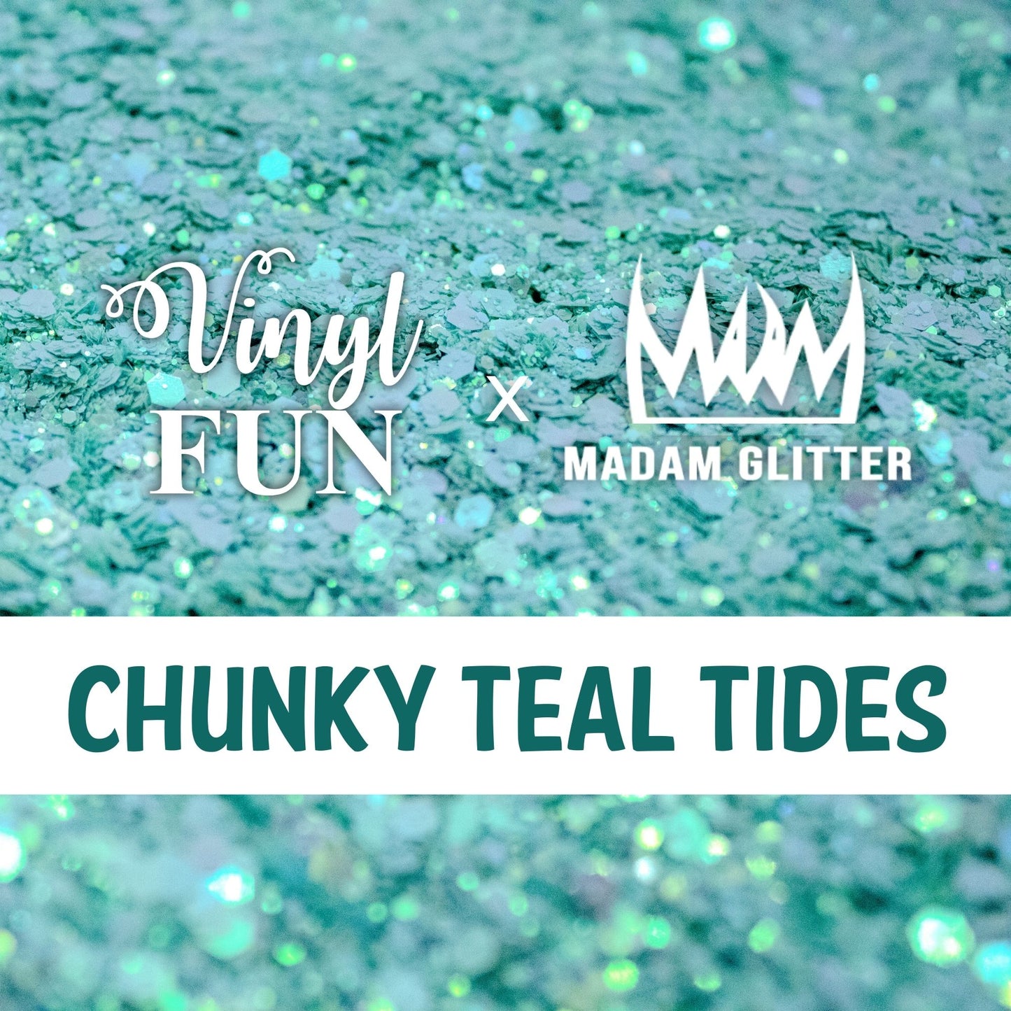 Chunky Teal Tides Glitter