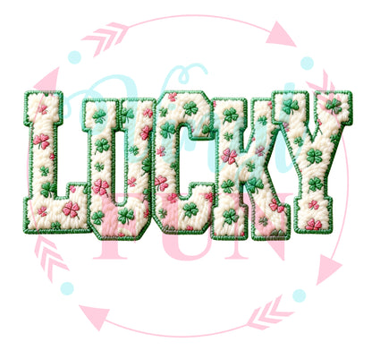 UVDTF Clover Lucky Decal -PAT10
