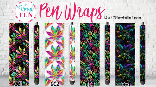 Colorful Cannabis Pen Wrap