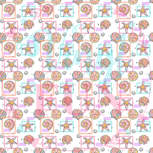 Colorful Seashells Pattern