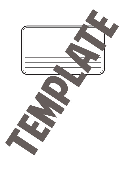 Composition Notebook Template-DIGITAL FILE