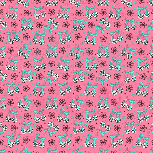 Cow Print Cherries Pattern-D5