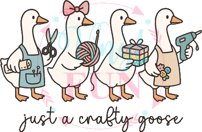 UVDTF Crafty Goose Decal -26