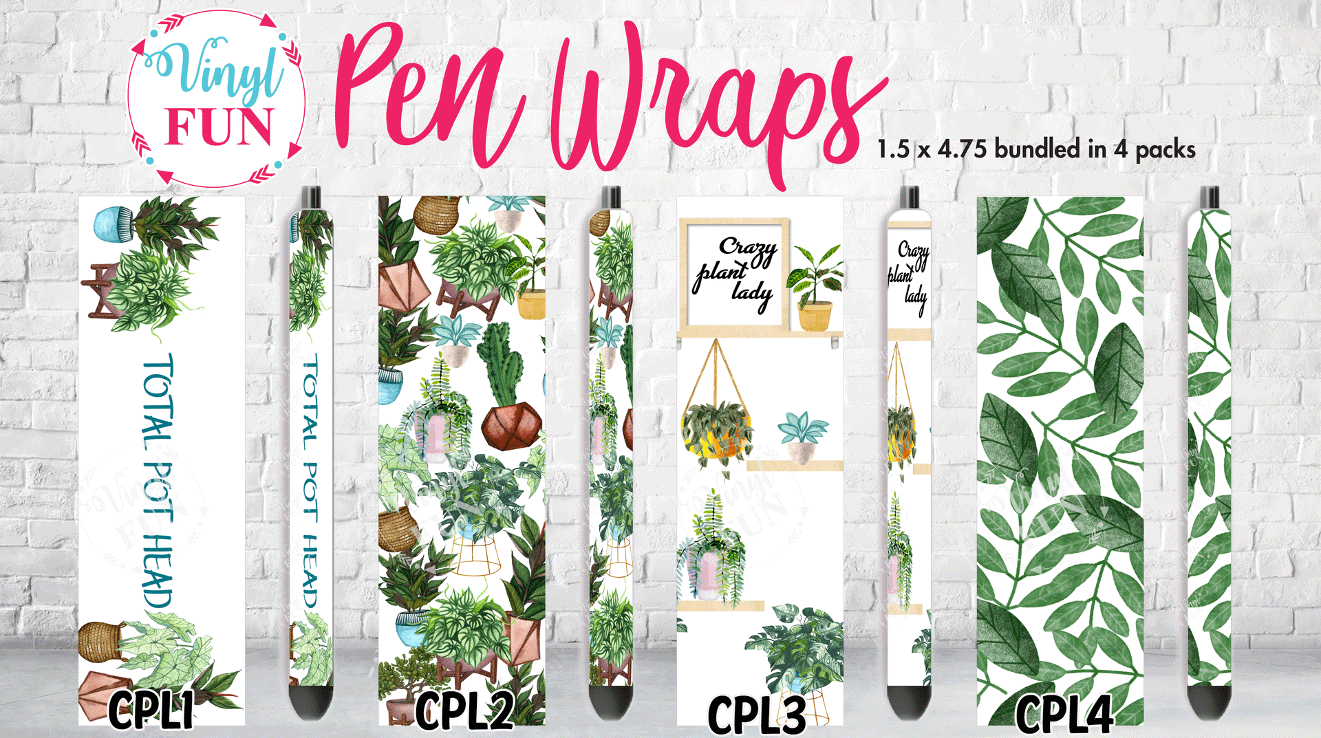 crazy plant lady pot Crazy Plant Lady Pen Collection – Vinyl Fun