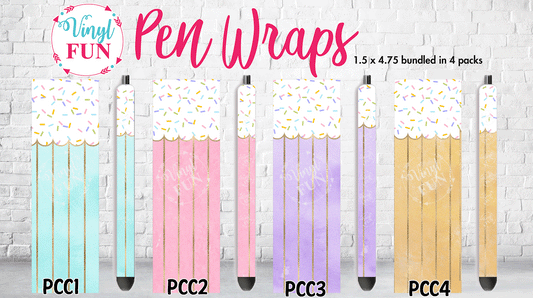 Cupcake Sprinkles Pen Collection