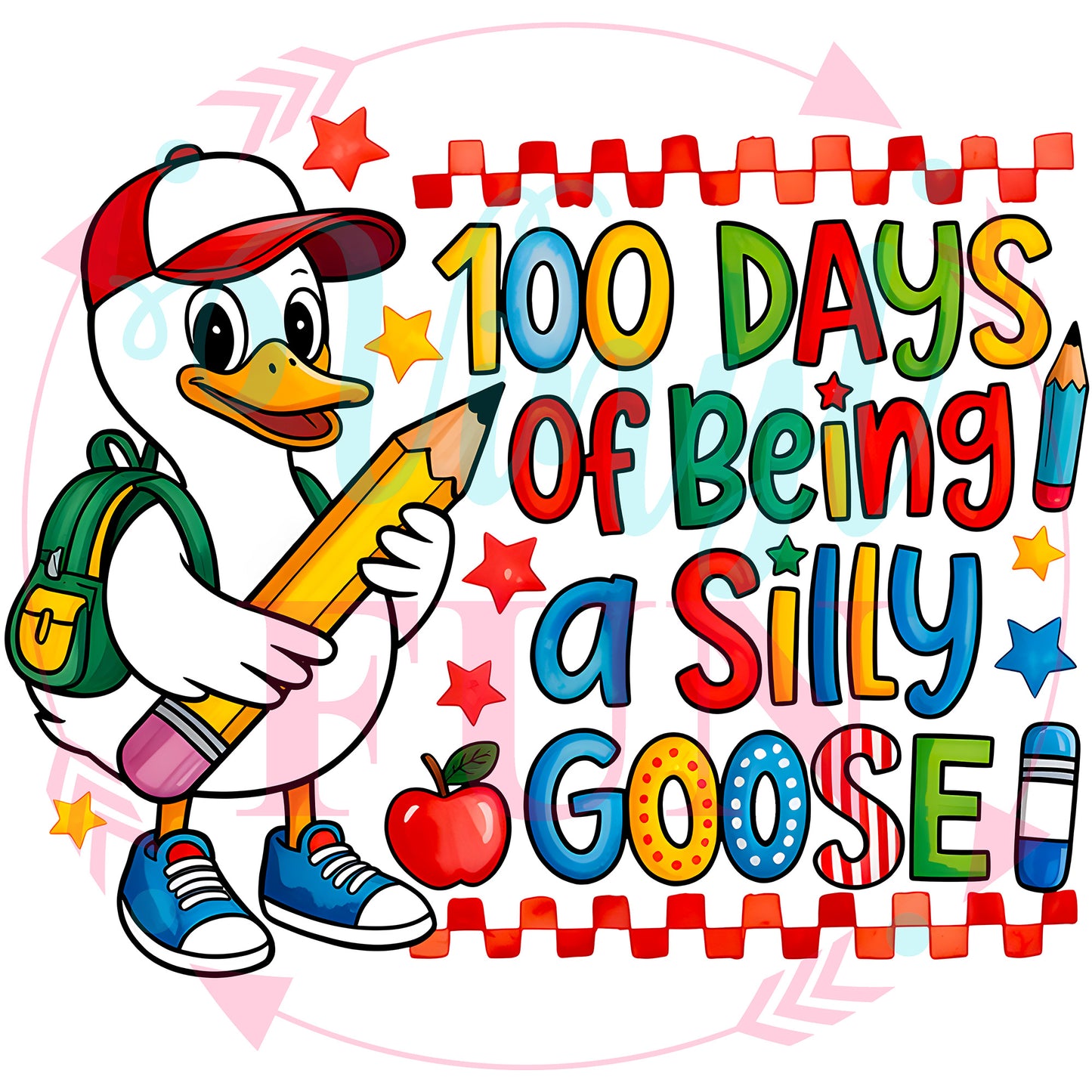 100 Days Transfers - For Fabrics