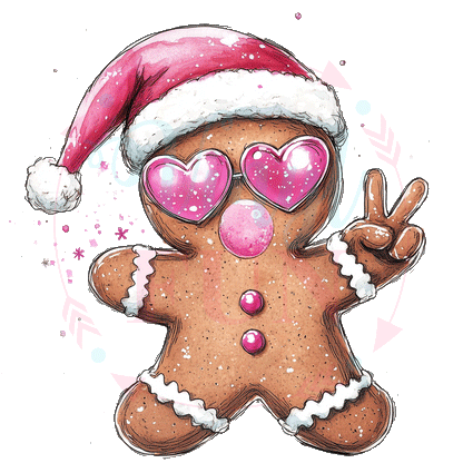 UVDTF Cool Gingerbread Decal -XM22