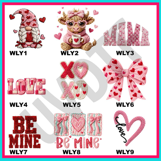 UVDTF We Love Yarn Decals