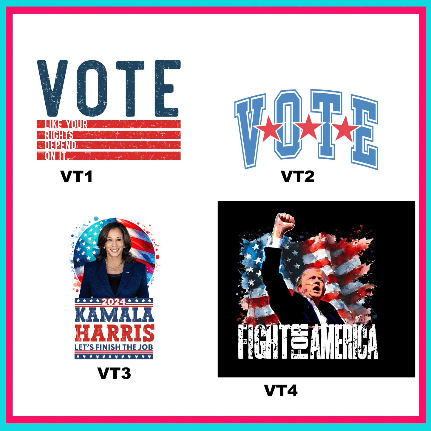 VOTE Transfers-For Fabrics