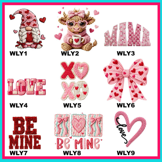 We Love Yarn Transfers - For Fabrics