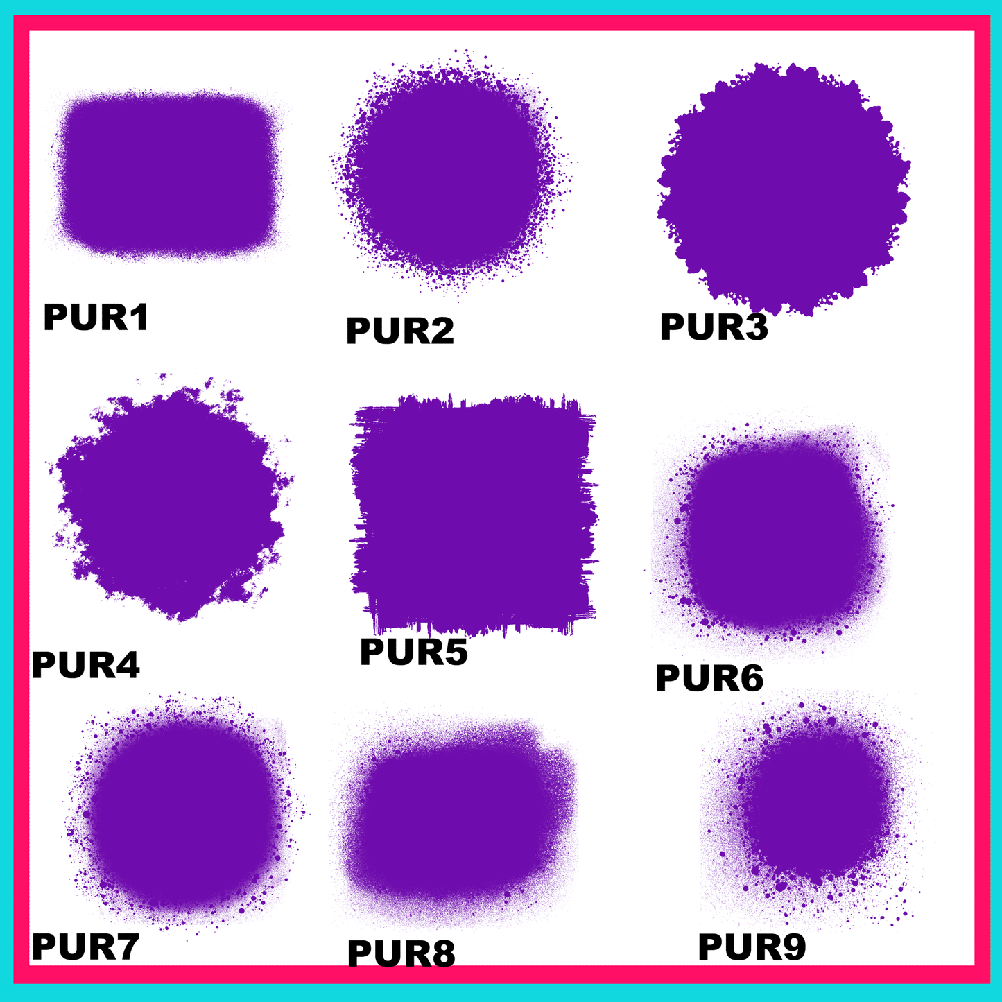 Purple Bleach Spot Bundle Sheet