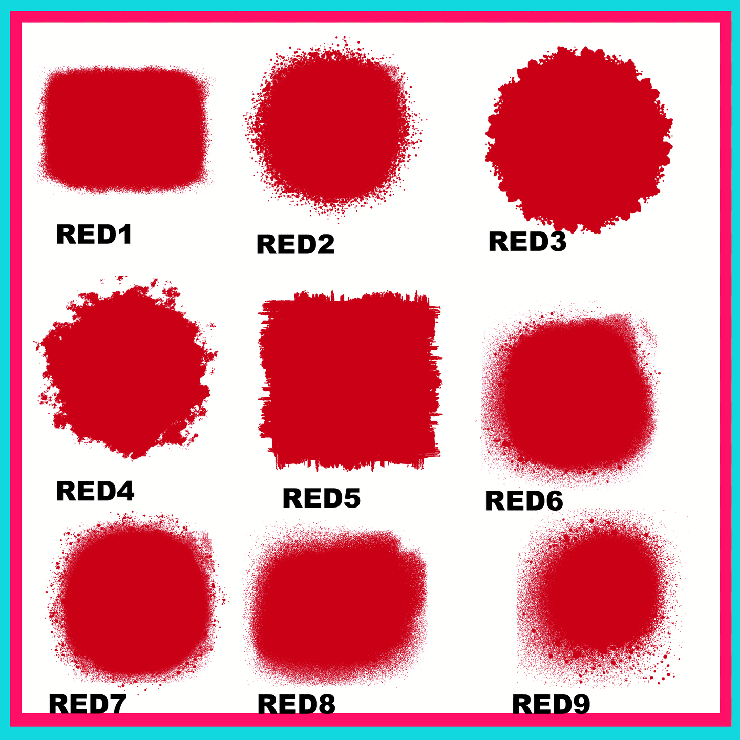 Red Bleach Spot Bundle Sheet