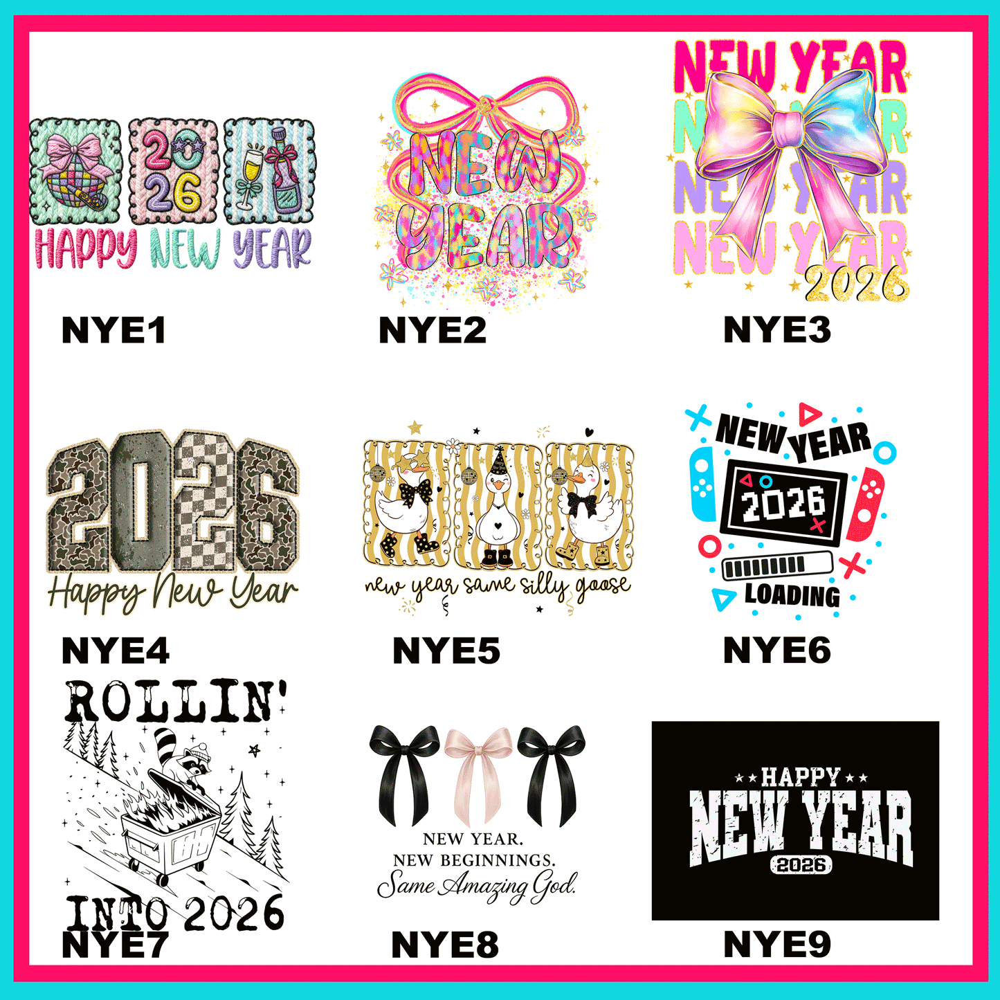 Ring It In Transfers - For Fabrics