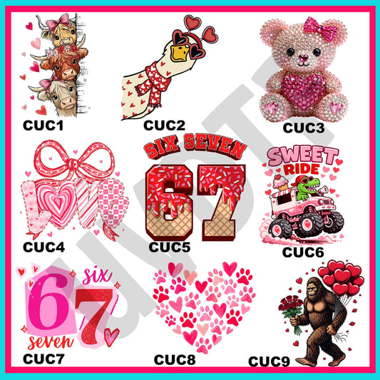 UVDTF Cupid Cutey Decals