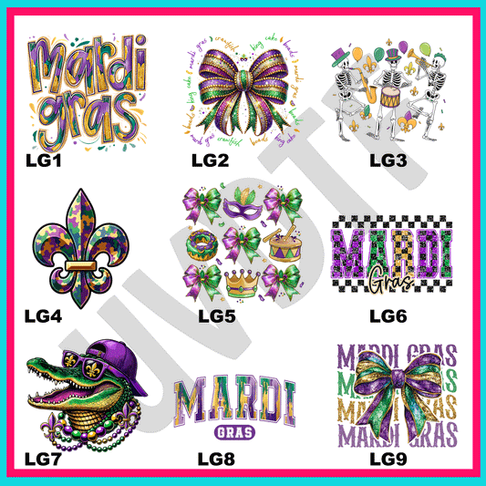 UVDTF Let The Good Times Roll Holiday Decals