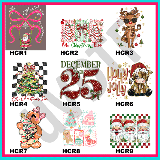 UVDTF Holiday Cheer Decals