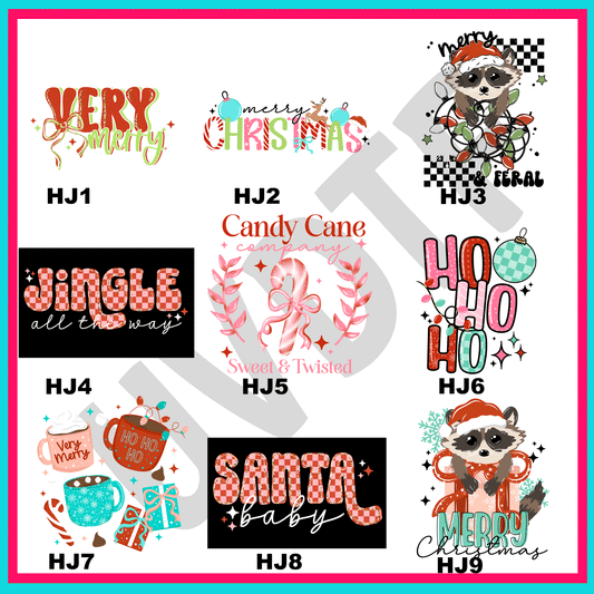 UVDTF Holly Jolly Decals