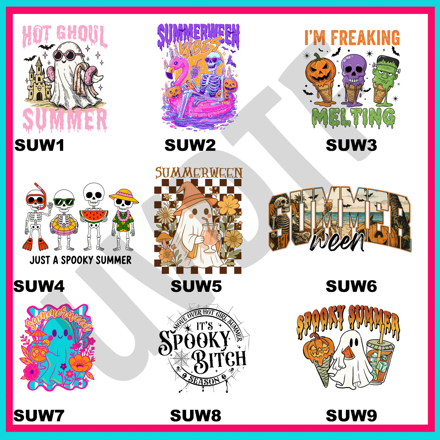 UVDTF Summerween Decal