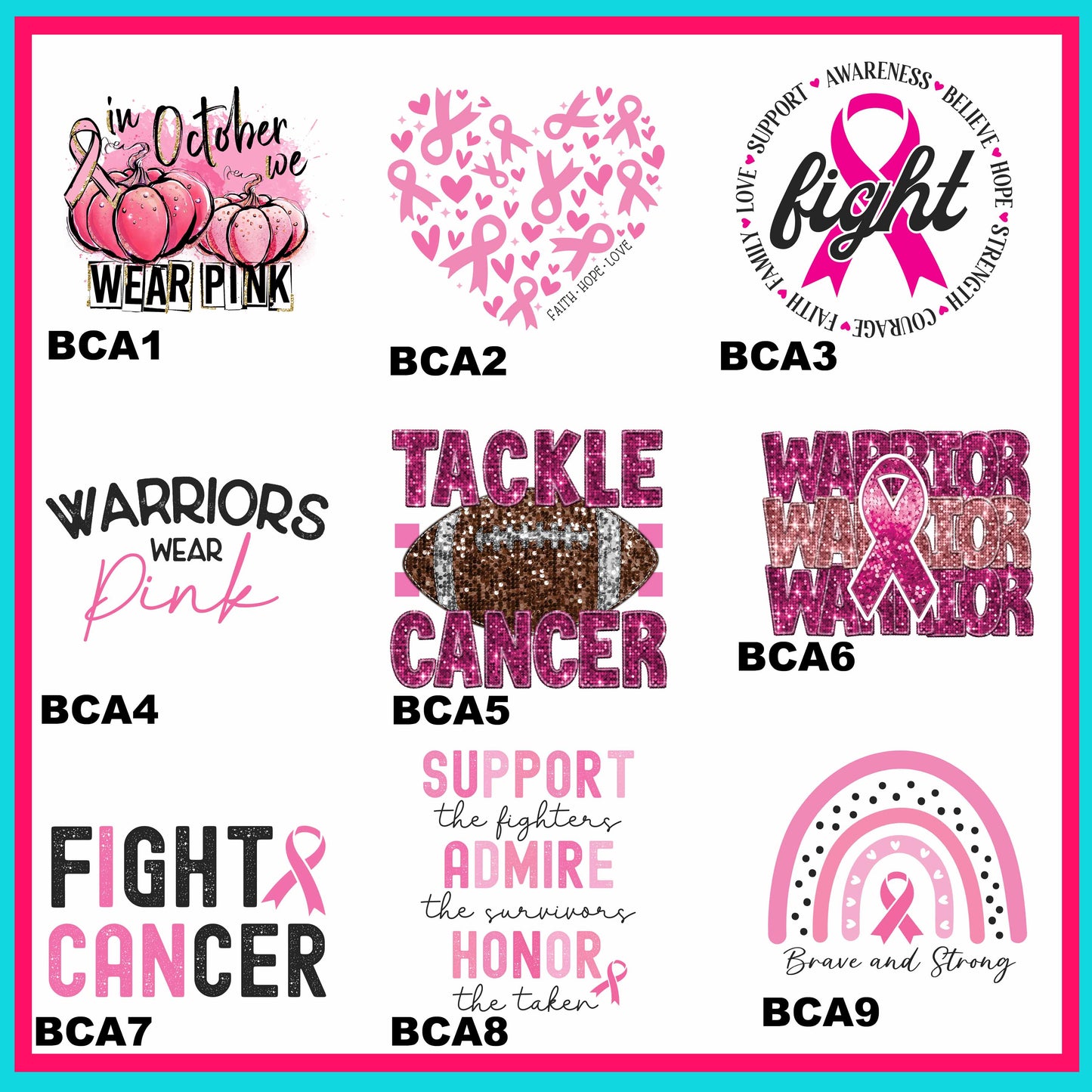 Breast Cancer Awareness Sheet