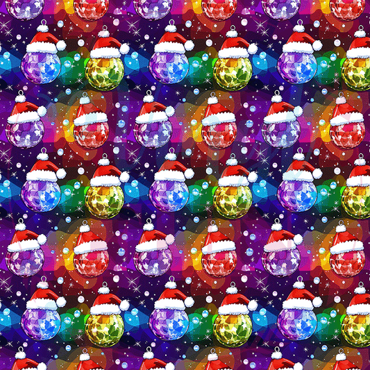 Disco Christmas Pattern