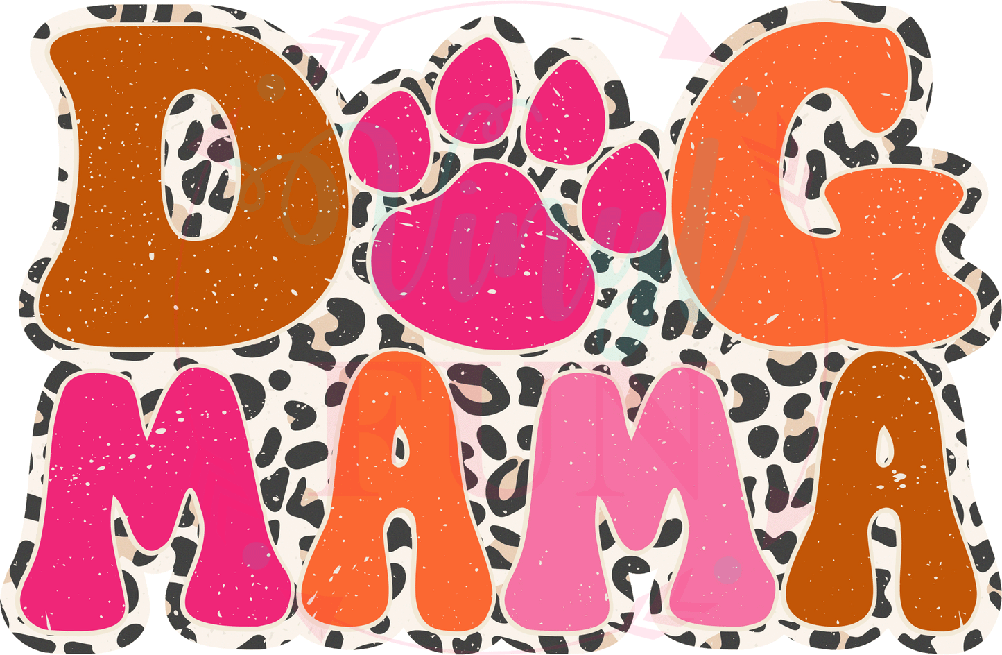 UVDTF Dog Mama Decal-3