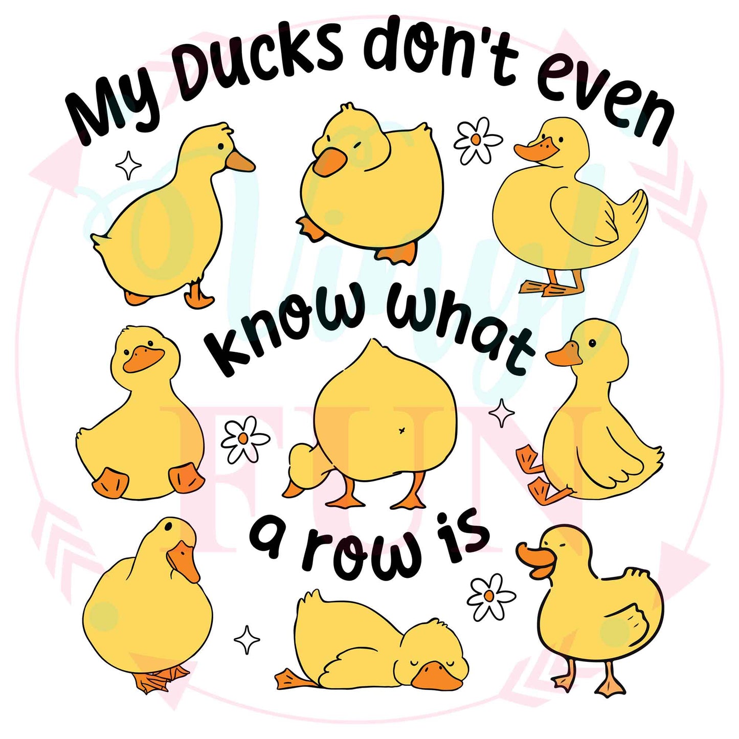 UVDTF Ducks Decal - 80