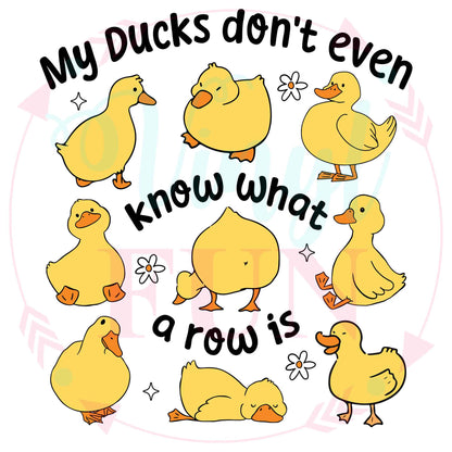 UVDTF Ducks Decal - 80