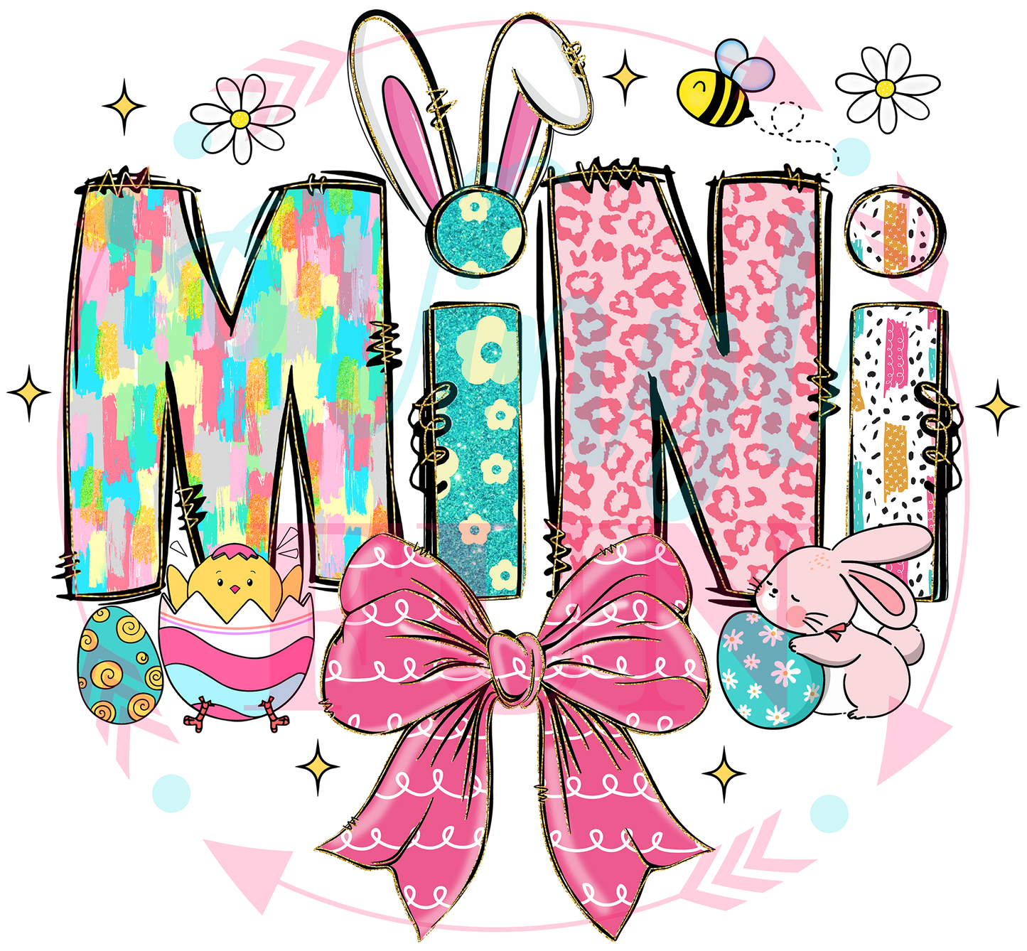 Easter Vibes Transfers - For Fabrics