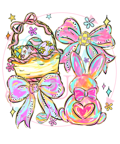 UVDTF Easter Bows Decal - E11