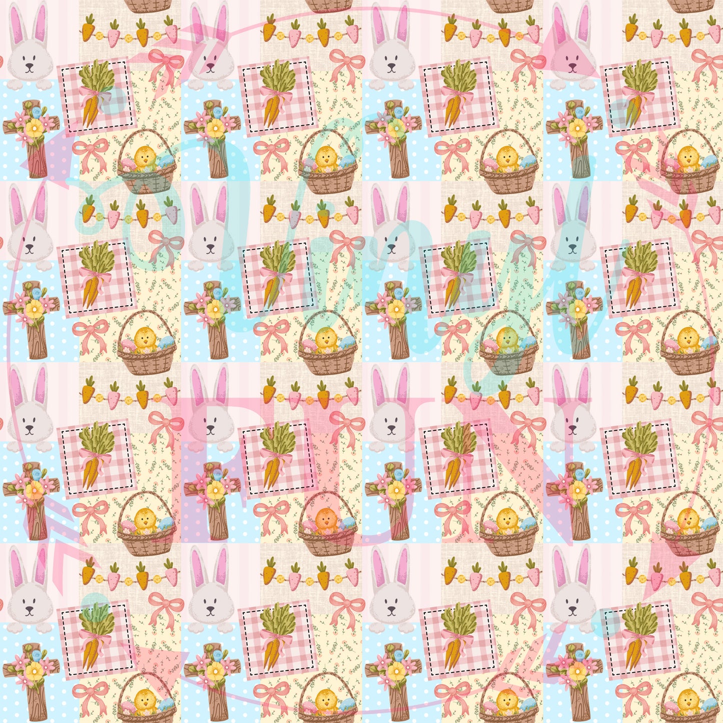 Easter Patchwork Pattern
