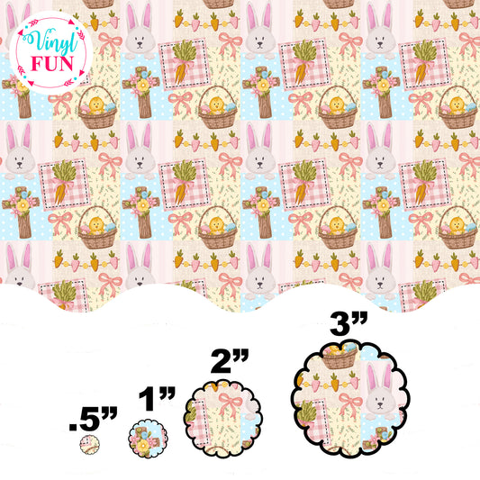 Easter Patchwork - Acrylic