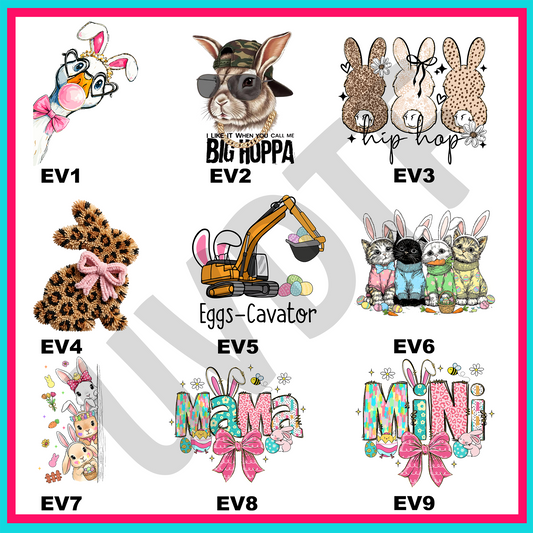 UVDTF Easter Vibes Decals