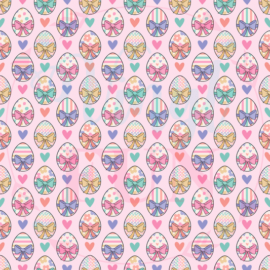 Eggs & Hearts Pattern