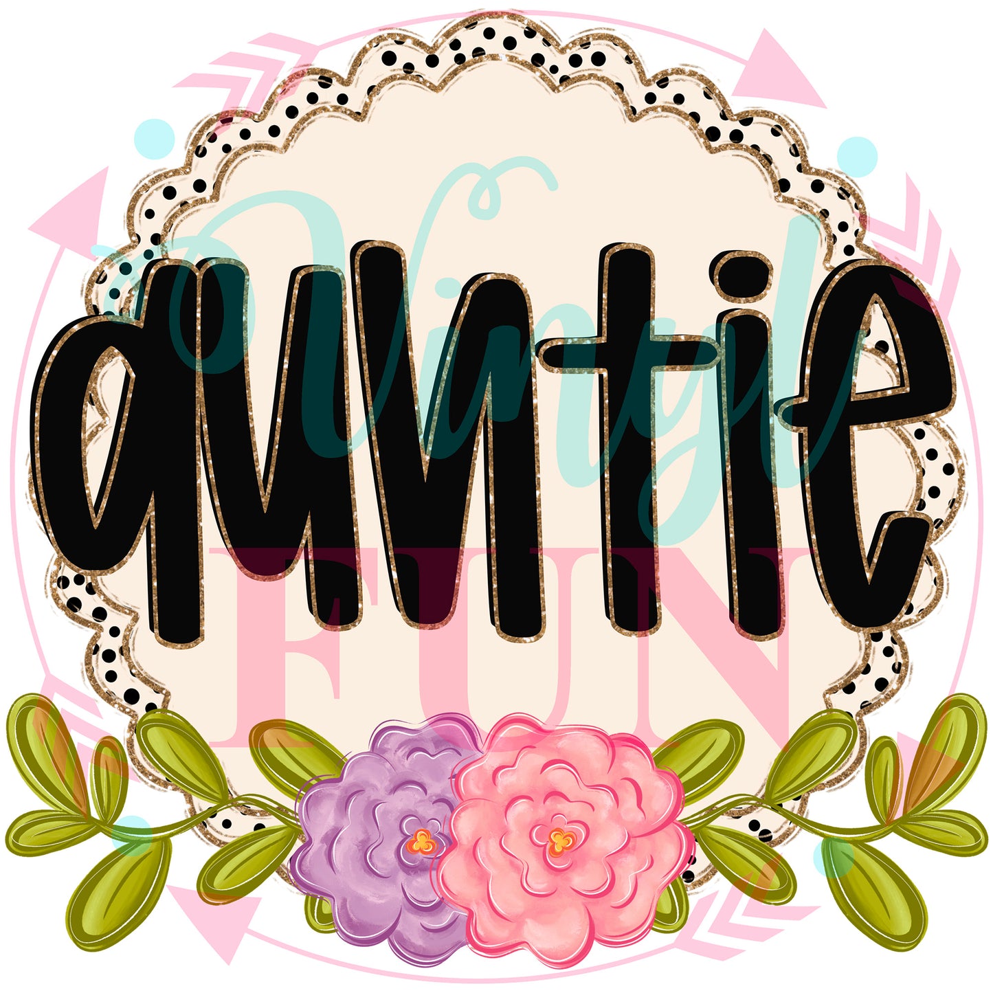 Floral Family Transfers - For Fabrics