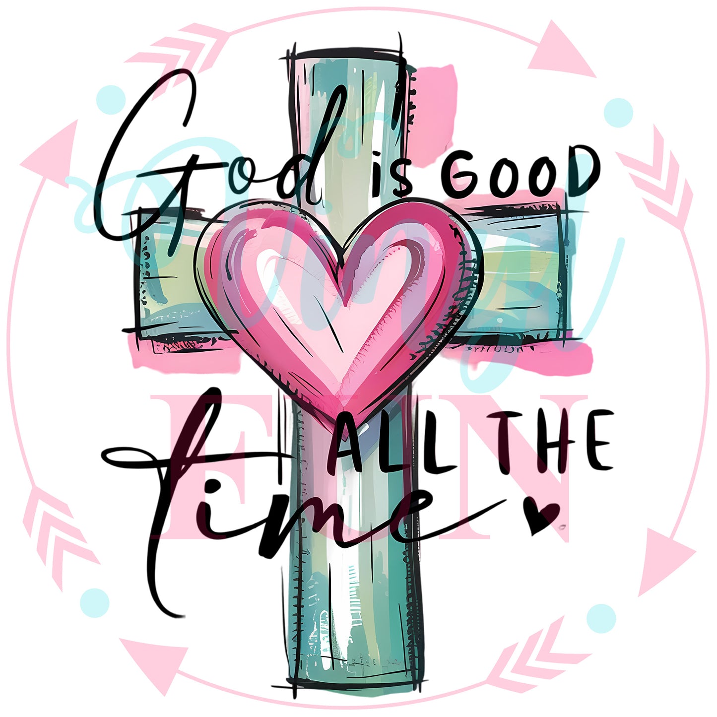 Faith Over Fear Transfers - For Fabrics