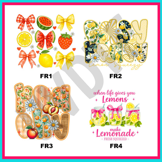 UVDTF Fruit Fun Decals