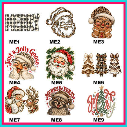 Merry Everything Transfers - For Fabrics