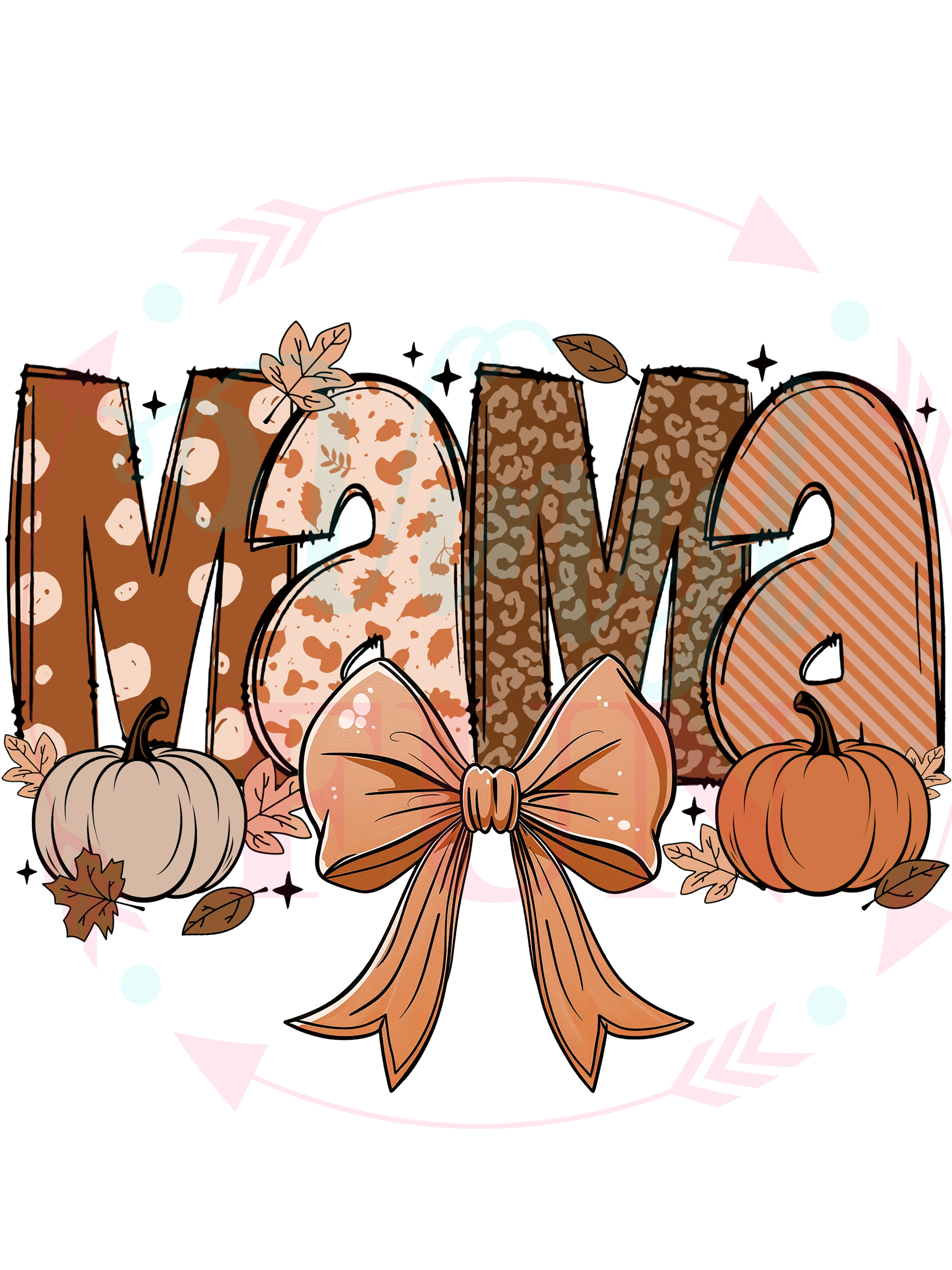 Mom Fall Post UVDTF Fall Mama Decal-FALL3 – Vinyl Fun