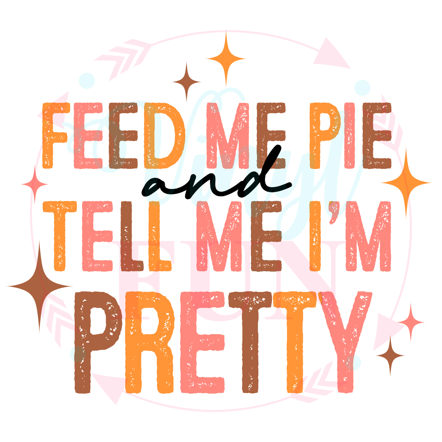 UVDTF Feed Me Pie Decal-FALL2