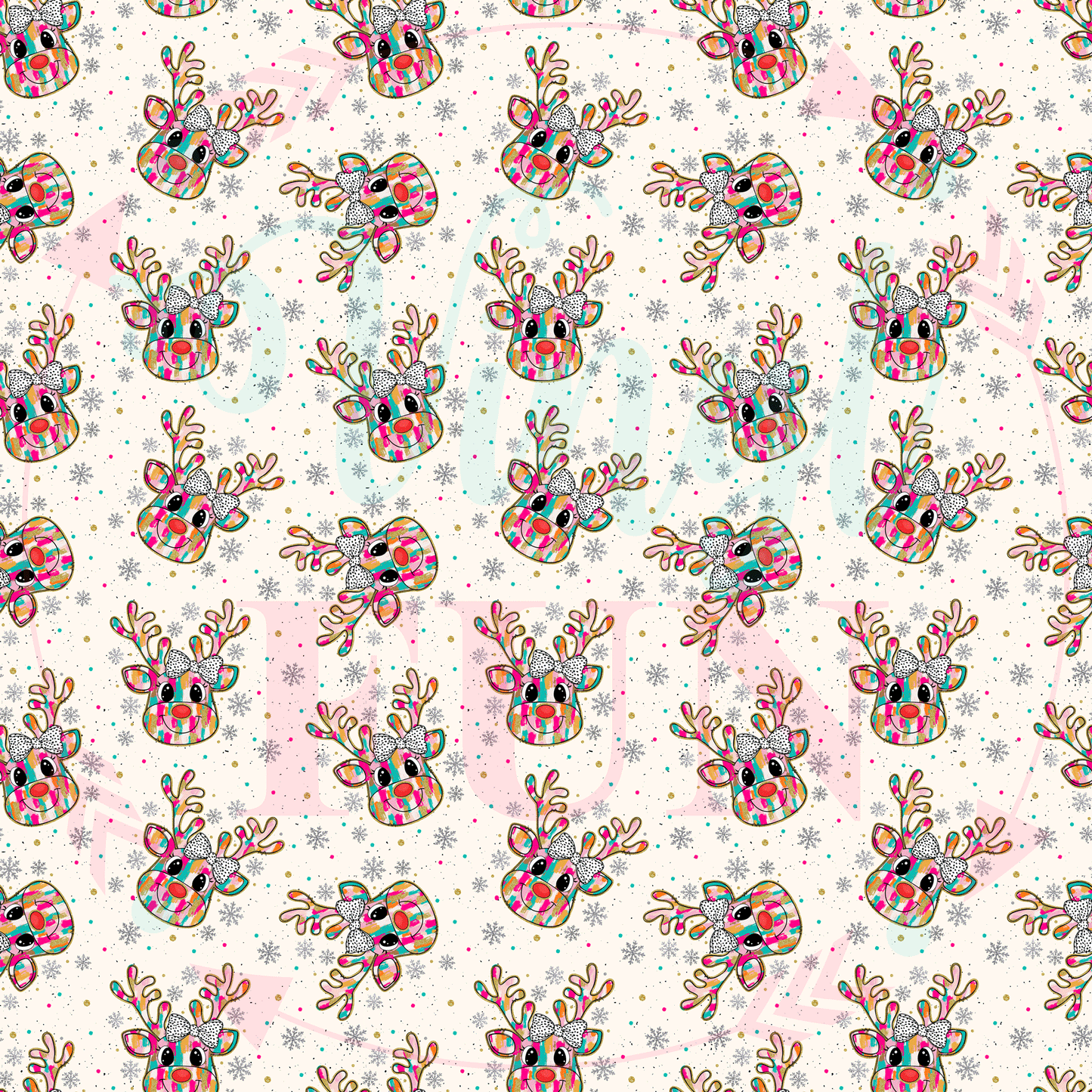 Festive Reindeer Pattern