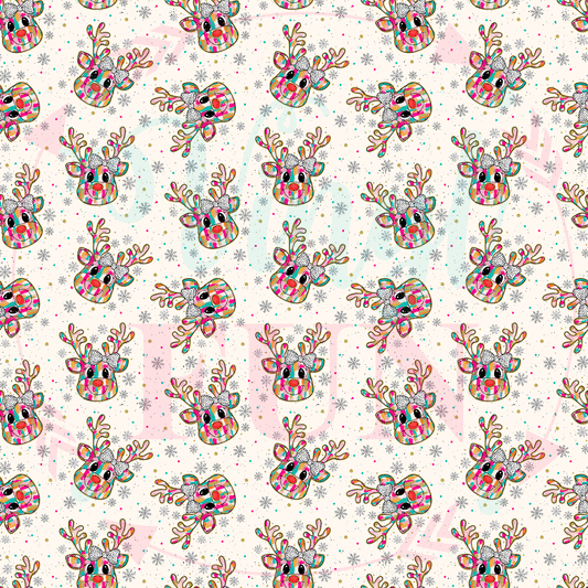 Festive Reindeer Pattern