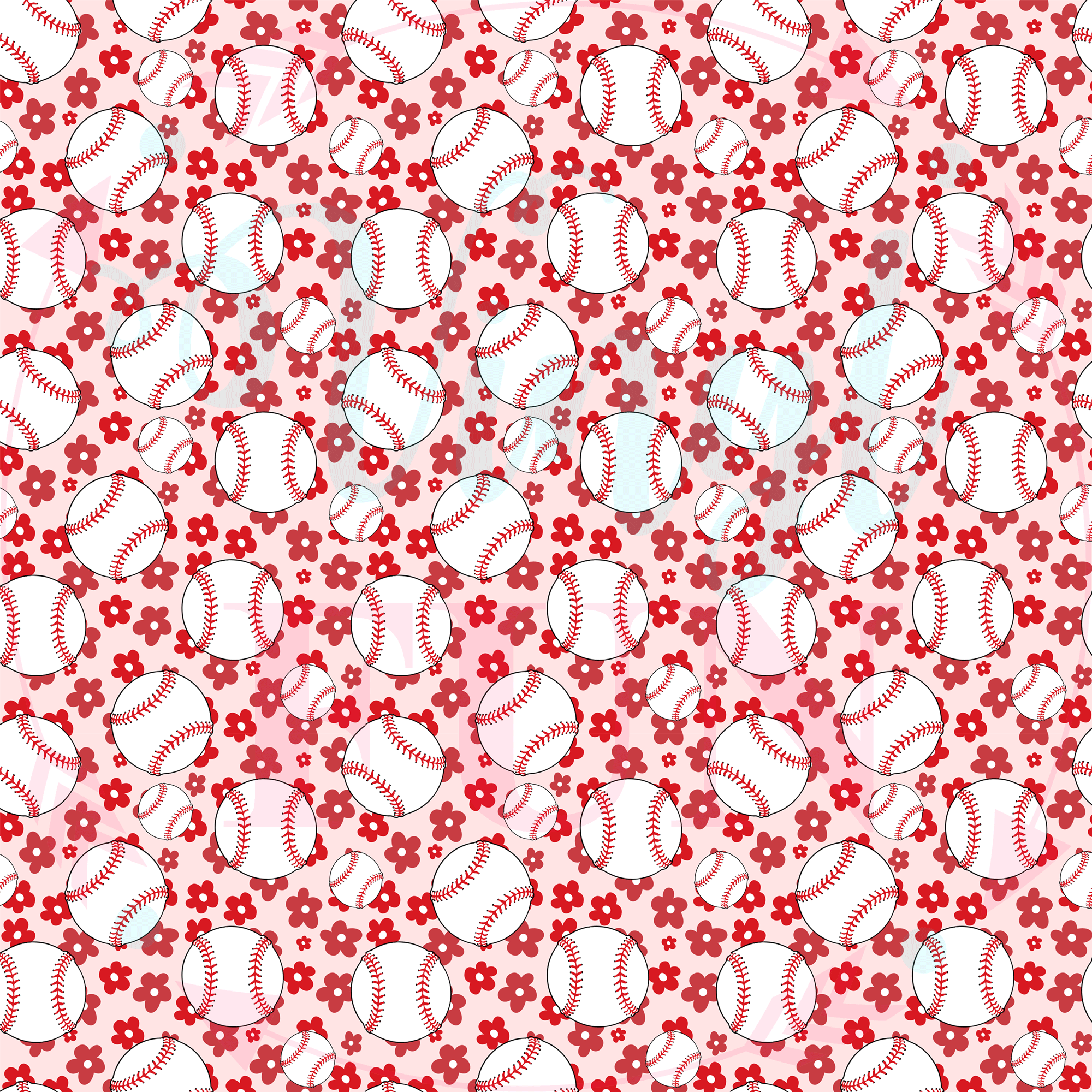 Fun Baseball Pattern Kids & Sports Patterns – Vinyl Fun