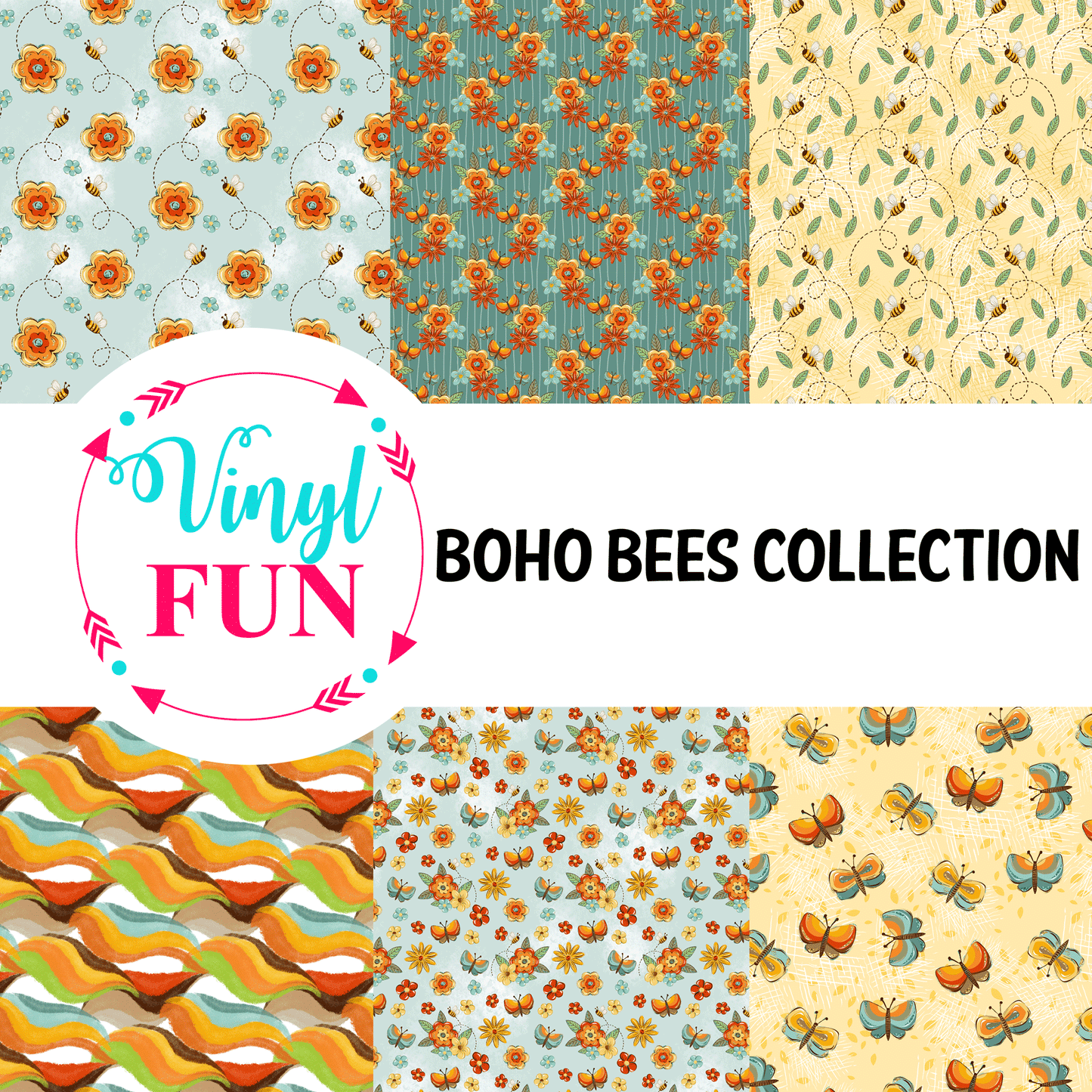 Boho Bees Collection-C7