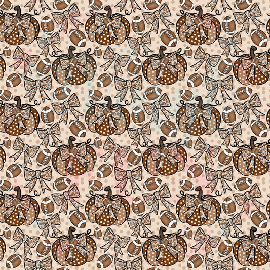 Football Is For Fun Pattern