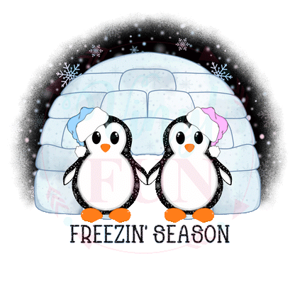 Freezin Penguins Decal-H78