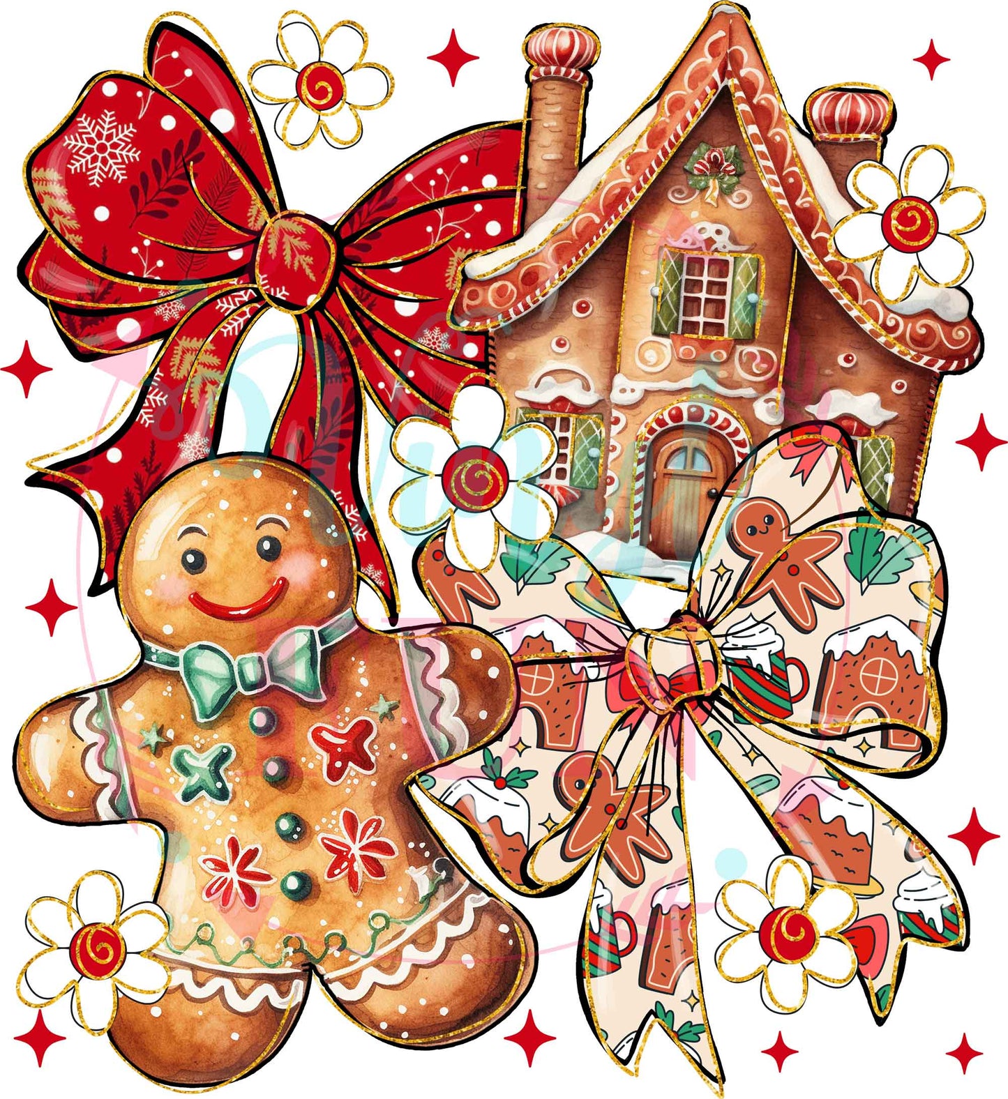 Gingerbread Transfer -XM41