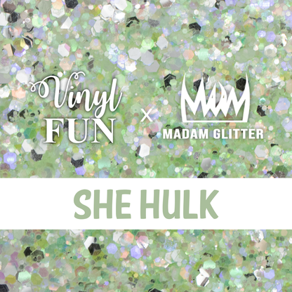 She Hulk GLOW Glitter