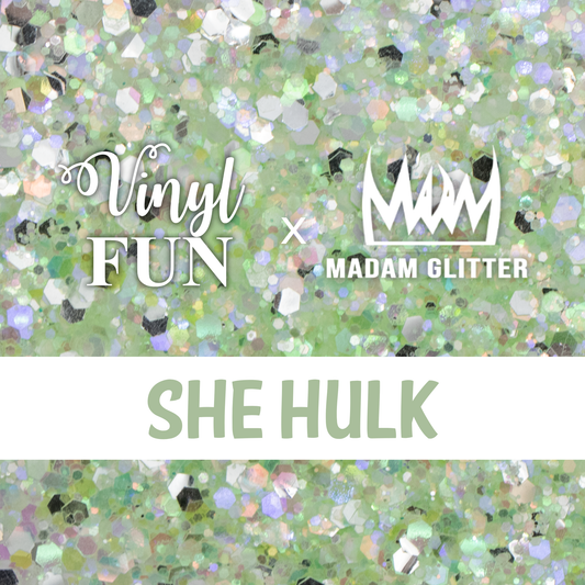 She Hulk GLOW Glitter