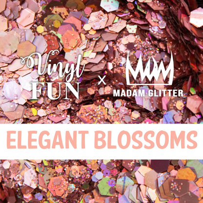 Elegant Blossoms Glitter