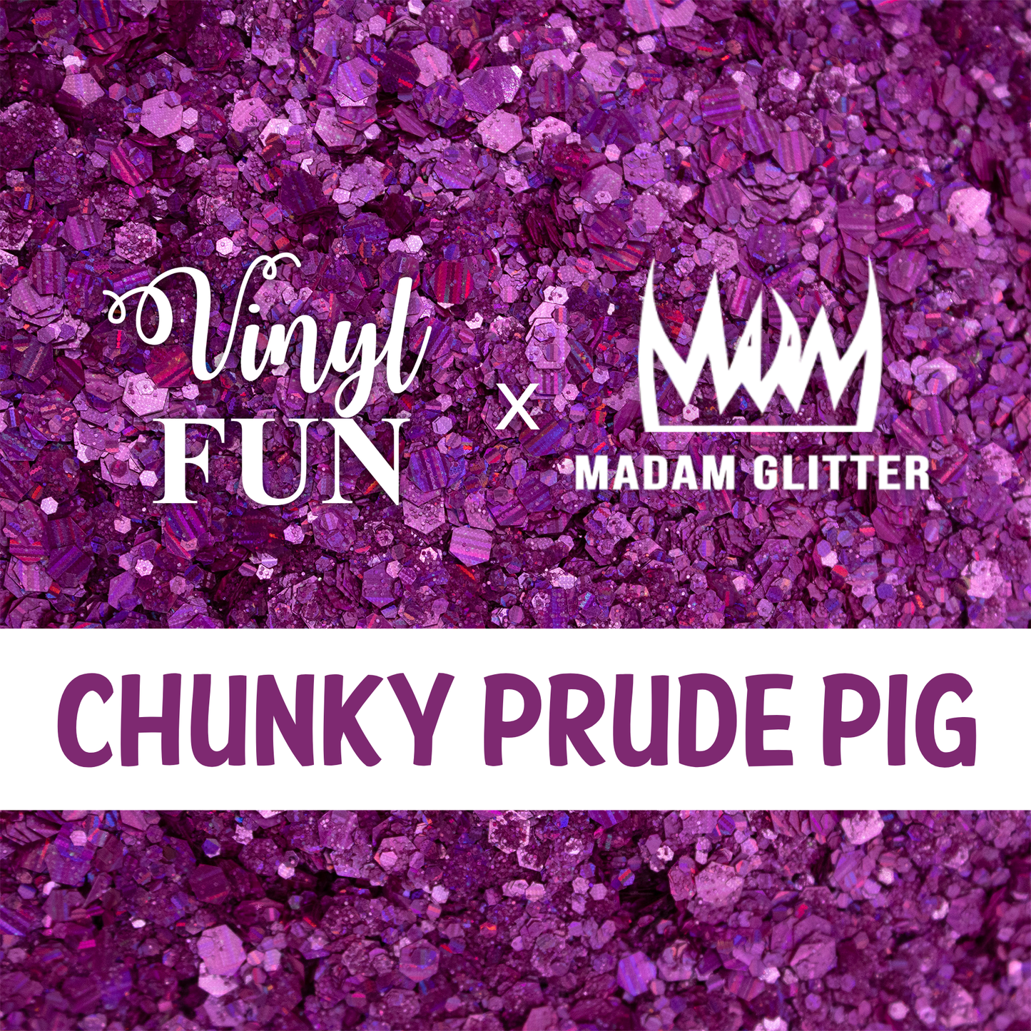 Chunky Prude Pig Glitter